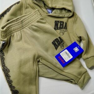 NBA Khaki Hoodie and Joggers Set